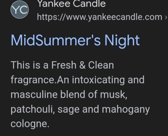 Yankee Candle Midsummers Night 13 oz Candle with Lid - Picture 5 of 6